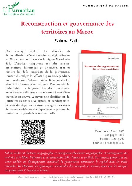Reconstruction et gouvernance territoriale au Maroc